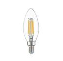 4W LED E12 B11 DIMMABLE CLEAR 3000K 