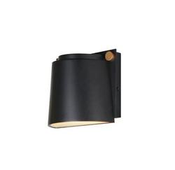 8W 6in. Tall LED Wall Sconce in Black Antique Brass