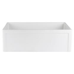 30 in. Single Basin Reversible Farmhouse Fireclay Kitchen Sink
