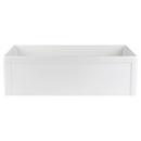 33 in. Farmhouse Fireclay Single Bowl Kitchen Sink in White 