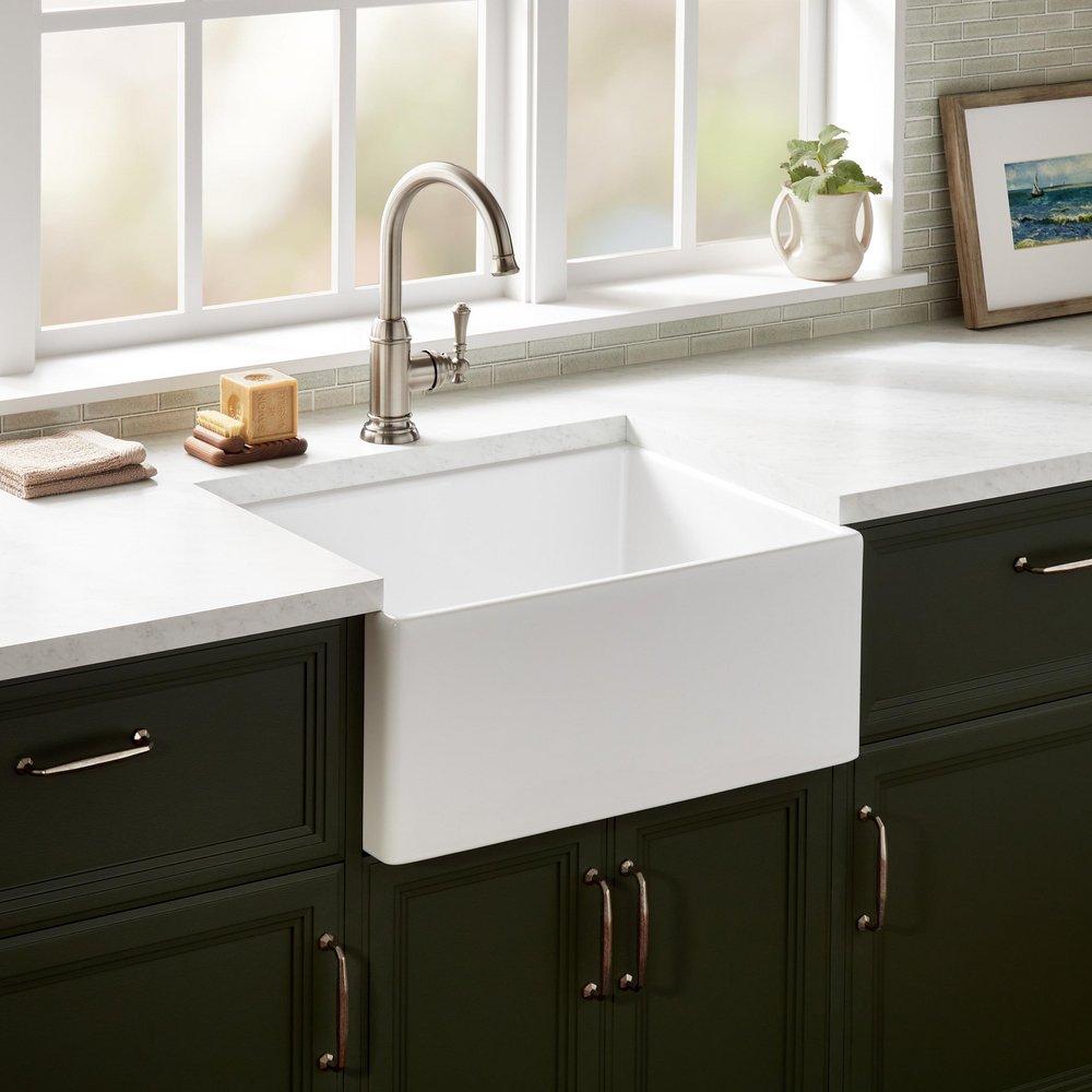 20X18 1B FIRECLAY APRN KITC SINK WHITE 