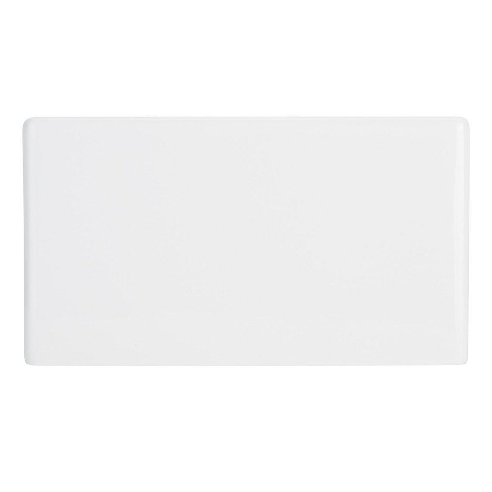 20 in. Single Bowl Fireclay Apron Kitchen Sink in White 