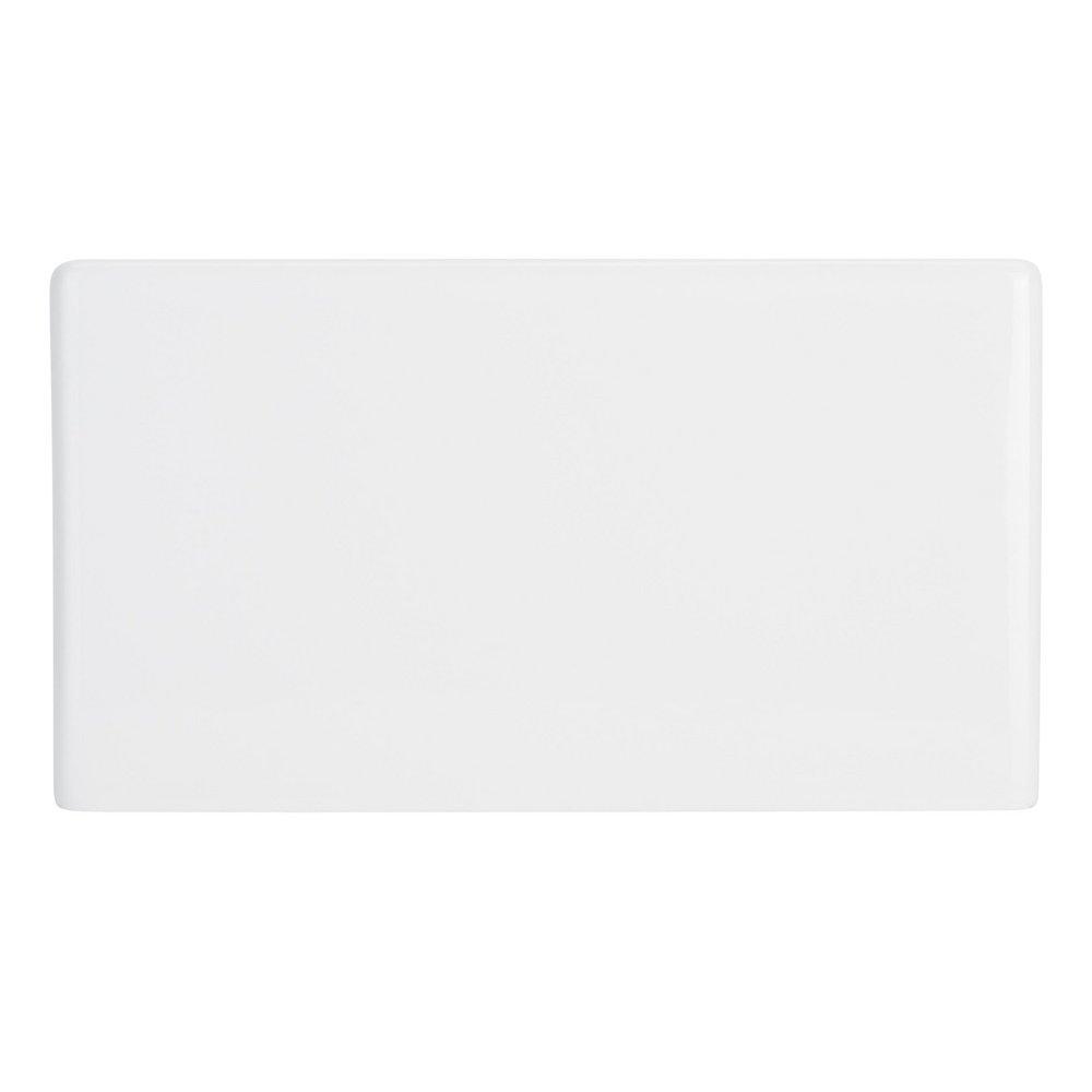 24 in. Single Bowl Fireclay Apron Kitchen Sink in White 