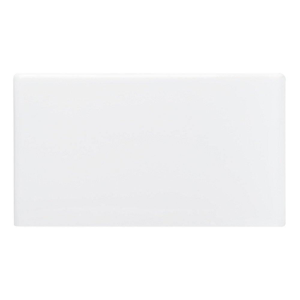 30 in. Single Bowl Fireclay Apron Kitchen Sink in White 