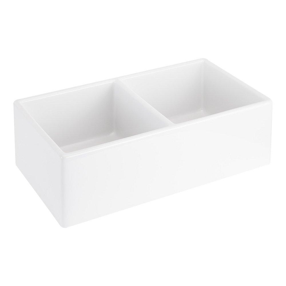33X18 2B FIRECLAY APRN KITC SINK WHITE 