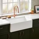 33 in. Farmhouse Fireclay Single Bowl Kitchen Sink in White