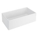 33 in. Single Bowl Fireclay Apron Kitchen Sink in White 