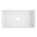 33 in. Single Bowl Fireclay Apron Kitchen Sink in White 