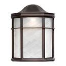 75W 1-Light 10 in. Outdoor Wall Sconce in Antique Bronze