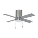 52 in. 4-Blade Indoor Ceiling Fan in Brushed Nickel/Brushed Nickel