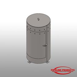 16 x 30 in. Mild Steel and Brass Valve Cover & Enclosure