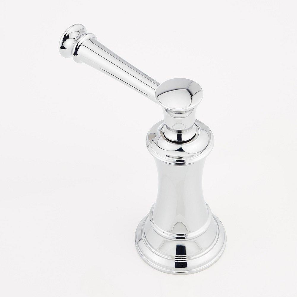 Signature Hardware Chrome Two Handle Roman Tub Filler Faucet with Hand Shower (Trim Only) 