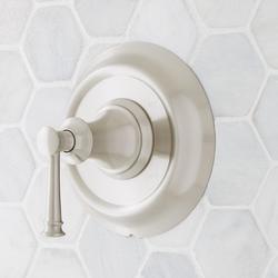 Single Handle Pressure Balancing Valve Trim in Brushed Nickel (Trim Only)