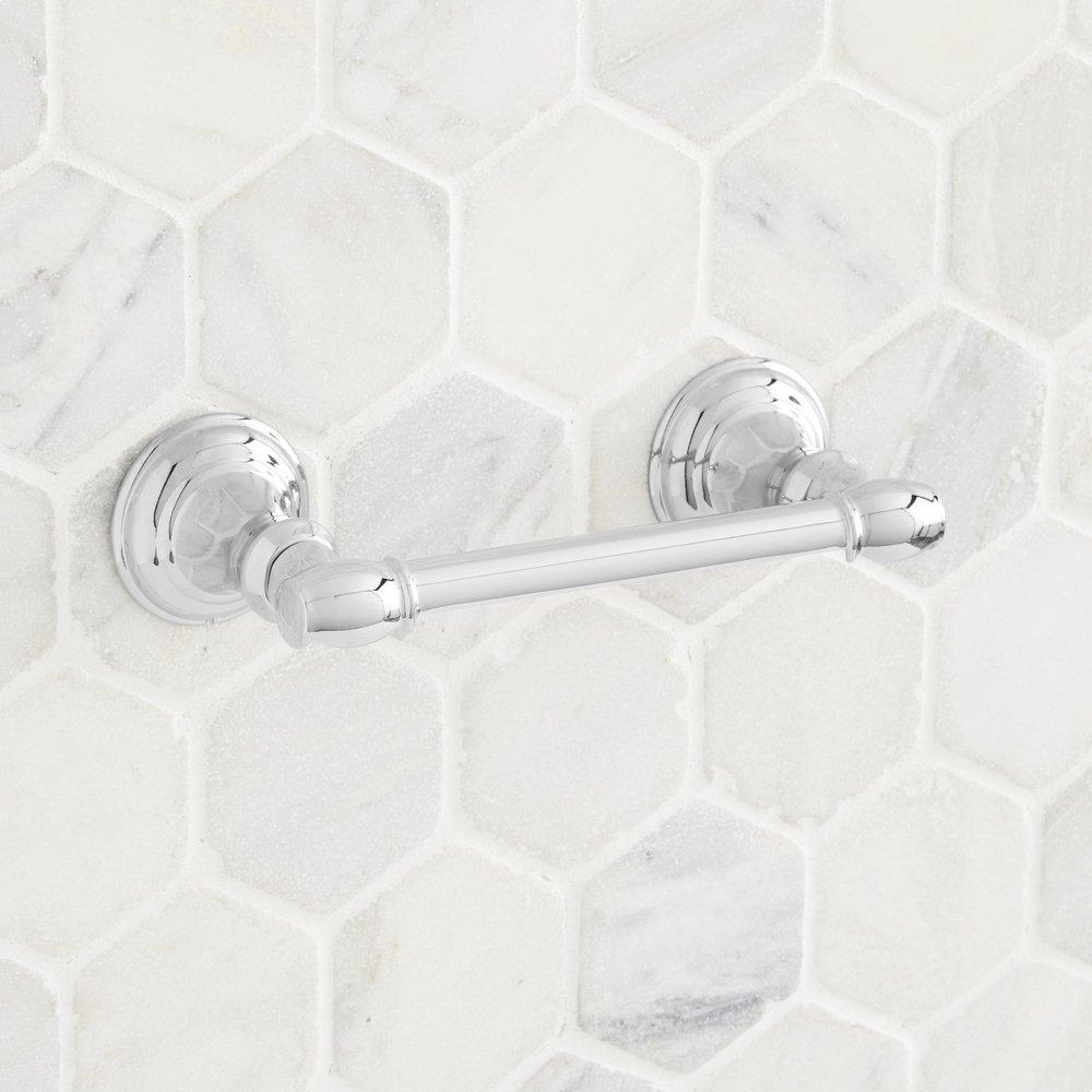 Signature Hardware Chrome Toilet Tissue Holder 