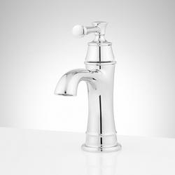Single Handle Monoblock Bathroom Sink Faucet in Chrome