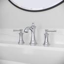 Signature Hardware Chrome Two Handle Widespread Bathroom Sink Faucet 