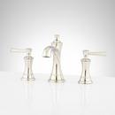 Two Handle Widespread Bathroom Sink Faucet in Polished Nickel 