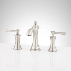 Two Handle Widespread Bathroom Sink Faucet in Brushed Nickel