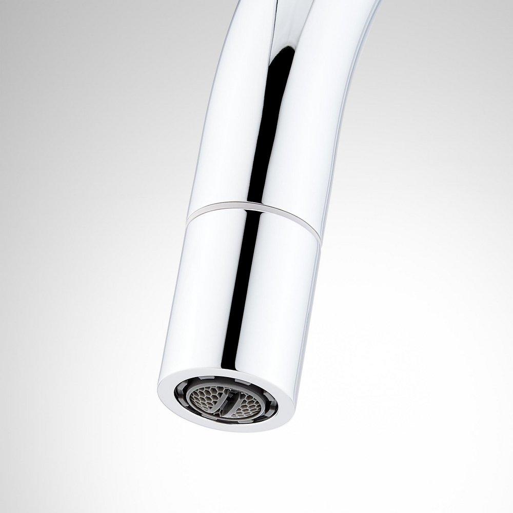 Signature Hardware Chrome Single Handle Pull Down Bar Faucet 
