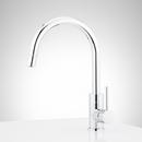 Signature Hardware Chrome Single Handle Pull Down Bar Faucet 