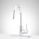Signature Hardware Chrome Single Handle Pull Down Bar Faucet 