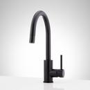 Single Handle Pull Down Bar Faucet in Matte Black