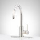 Signature Hardware Stainless Steel Single Handle Pull Down Bar Faucet 