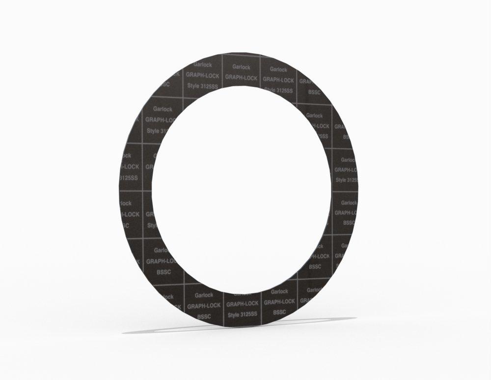 GRAPH-LOCK&reg;  Style 3125-SS Ring Gasket, Graphite, 2 in. ASME B16.5 Class 150, 0.060 in. Thick 