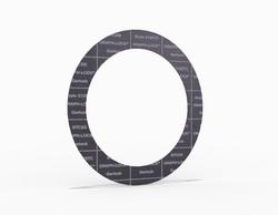 Ring Gasket, Graphite Graphite, 1/2 in. ASME B16.5 Class 150, 0.120 in. Thick