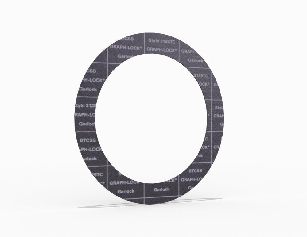 GRAPH-LOCK&reg;  Style 3125-TC Ring Gasket, Graphite Graphite, 4 in. ASME B16.5 Class 300, 0.120 in. Thick 