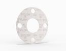 GYLON&reg;  Style 3540 Full Face Gasket, Microcellular PTFE PTFE, 1/2 in. ASME B16.5 Class 150, 0.125 in. Thick, 4 Bolt Holes 