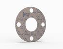 Style 9850  Full Face Gasket, Carbon Fiber with Nitrile Binder(NBR) Nitrile(NBR), 1/2 in. ASME B16.5 Class 150, 0.063 in. Thick, 4 Bolt Holes 