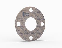 Full Face Gasket, Carbon Fiber with Nitrile Binder(NBR) Nitrile(NBR), 1/2 in. ASME B16.5 Class 150, 0.063 in. Thick, 4 Bolt Holes
