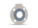 STRESS SAVER&reg;  Style 370 Full Face Gasket, PTFE bonded to EPDM, 3 in. ASME B16.5 Class 150, 0.125 in. Thick, 4 Bolt Holes 