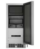 Dynamic Cooking Systems Stainless Steel 21-1/2 x 35-3/4 in. 35 lb. Rectangular Ice Maker 