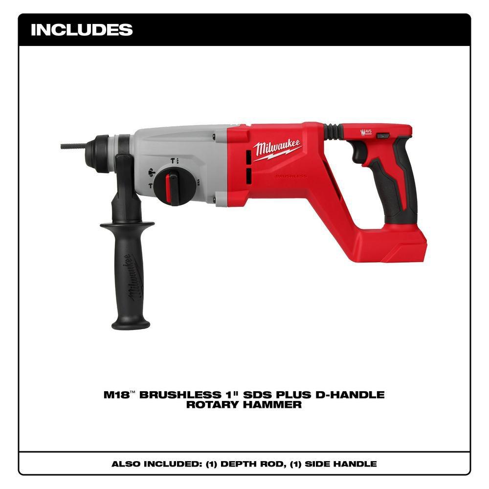 M18 BRUSHLESS 1 SDS PLUS D-HANDLE ROTARY HAMMER 