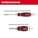 2PC 14-IN-1 RATCHETING MULTI-BIT AND 8-IN-1 RATCHETING COMPACT MULTI-BIT SCREWDRIVER SET 