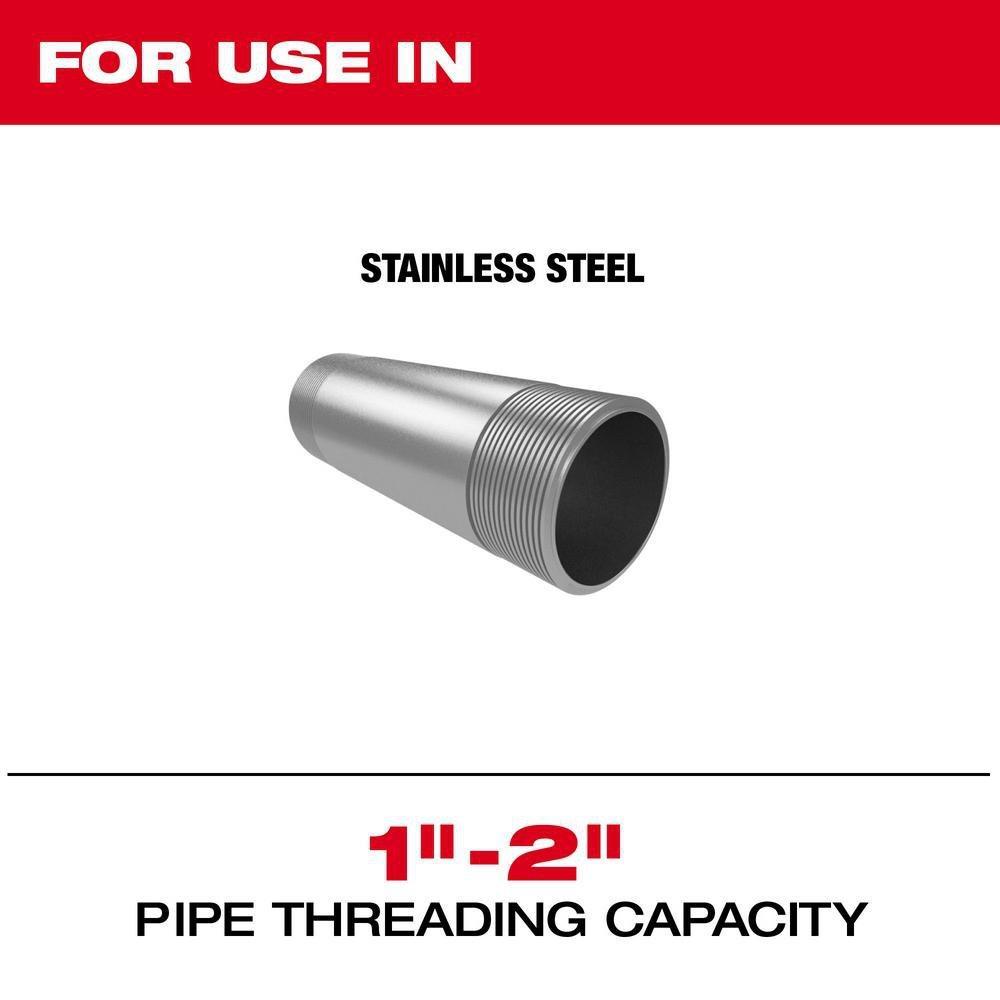 MILWAUKEE 1-2 HIGH SPEED FOR STAINLESS NPT UNIVERSAL PIPE THREADING DIES 