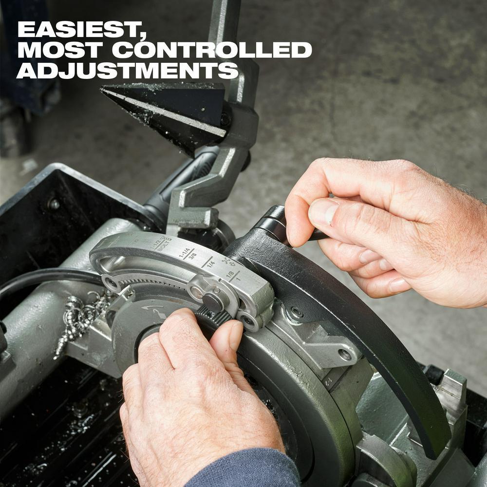 NPT PIPE THREADING DIE HEAD W/ MICRO-ADJUST 