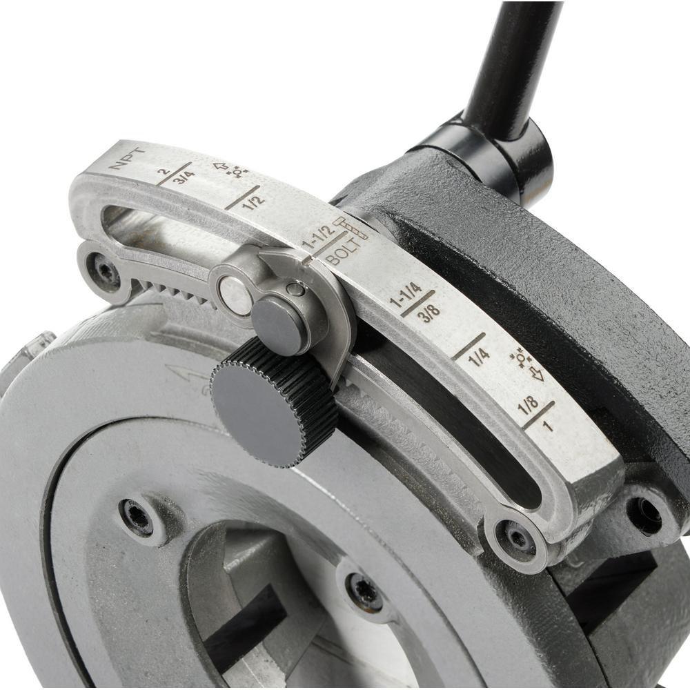 NPT PIPE THREADING DIE HEAD W/ MICRO-ADJUST 