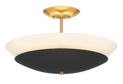 19 in. 3-Light Flush Mount Ceiling Fixture