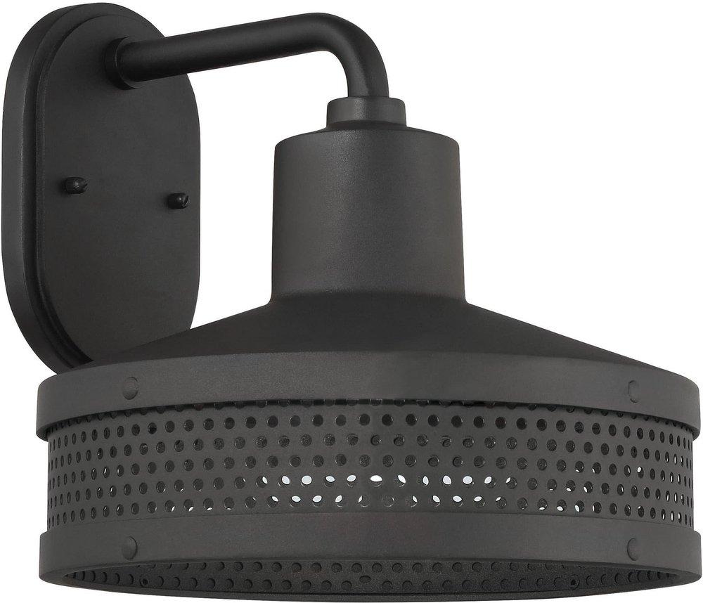 1-Light Outdoor Wall Sconce in Sand Coal 