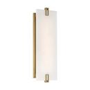 1-Light Wall Sconce in Soft Brass