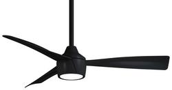 44 in. 3-Blade Outdoor Ceiling Fan in Coal