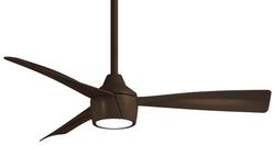 44 in. 3-Blade Indoor/Outdoor Integrated LED Ceiling Fan in Oil Rubbed Bronze