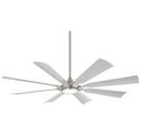 Minka Aire Brushed Nickel 65 in. 8-Blade Outdoor Ceiling Fan 