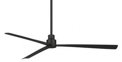 65 in. 3-Blade Ceiling Fan in Coal