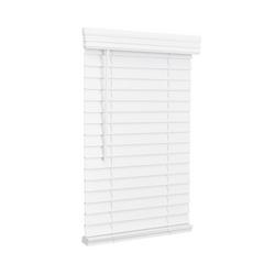 31X48 SMTH 2 IN BRIGHT WHITE FAUX WOOD CORDLESS BLIND