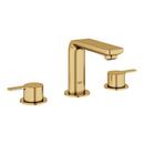 Two Handle Widespread Bathroom Sink Faucet in Brushed Cool Sunrise