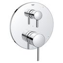GROHE StarLight Chrome Two Handle Bathtub & Shower Faucet (Trim Only) 